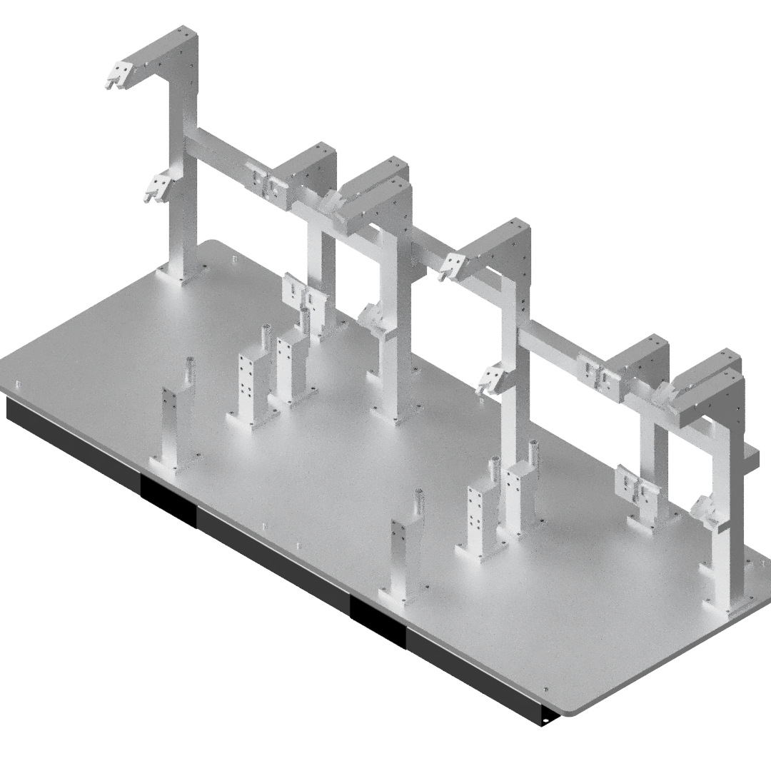 Fixture de soldadura robusto y preciso